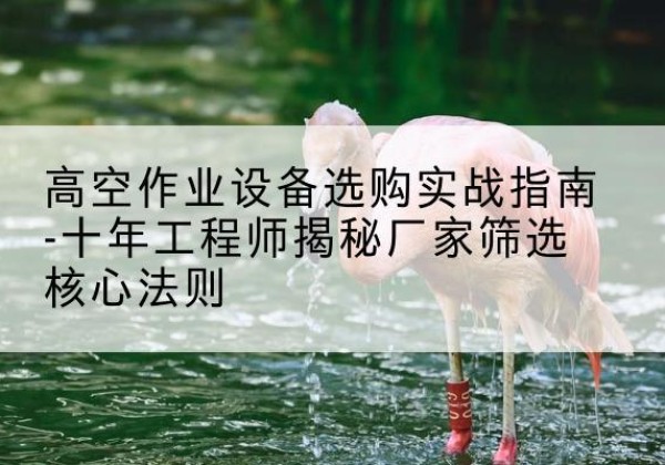 福山剪叉式升降机厂家-高空作业设备选购实战指南-十年工程师揭秘厂家筛选核心法则